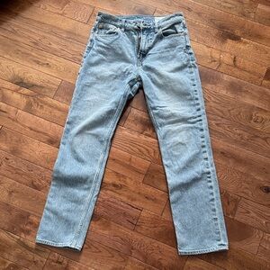 GAP Women's Light Blue Straight Leg Jeans